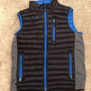 Free Country Black/grey/blue women’s large vest